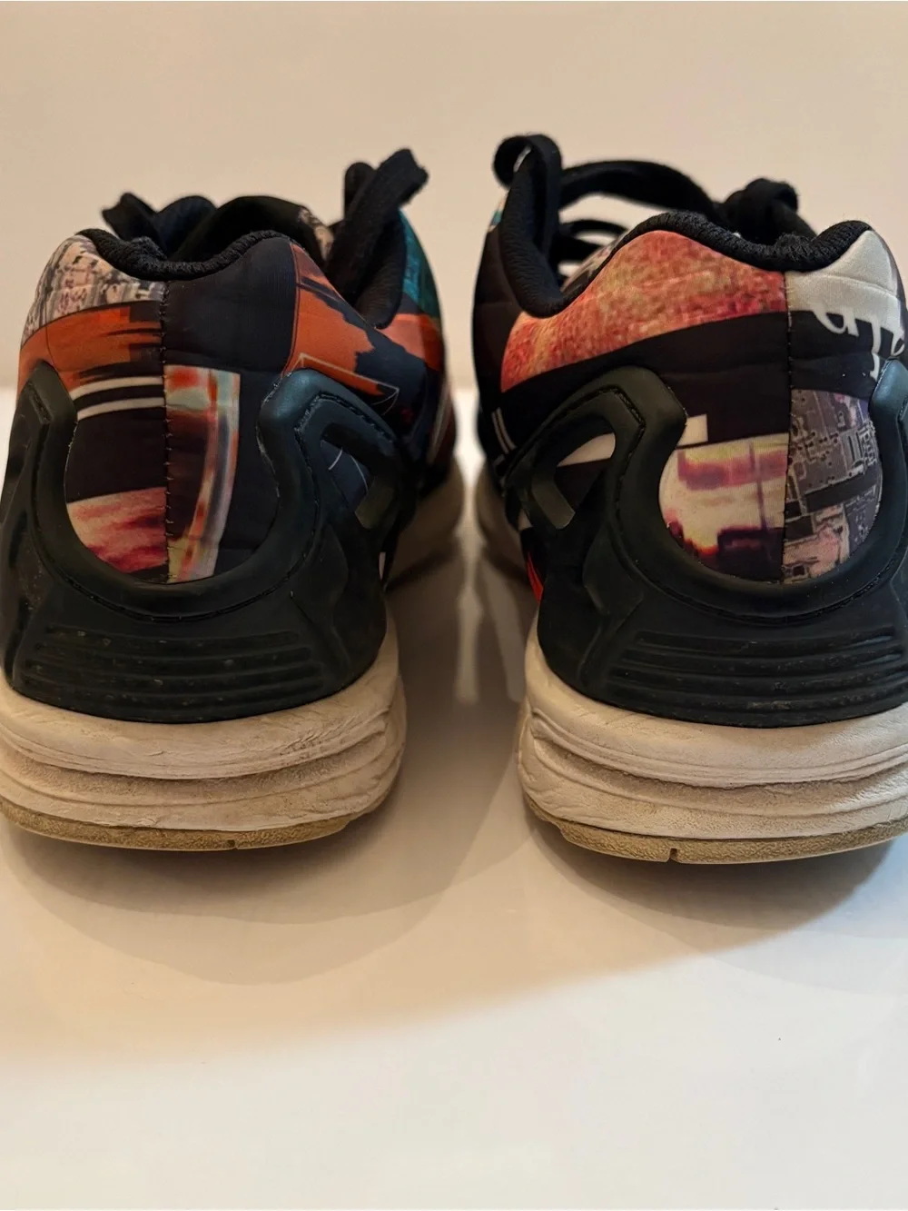 adidas Black Multicolor Graphic Sneakers